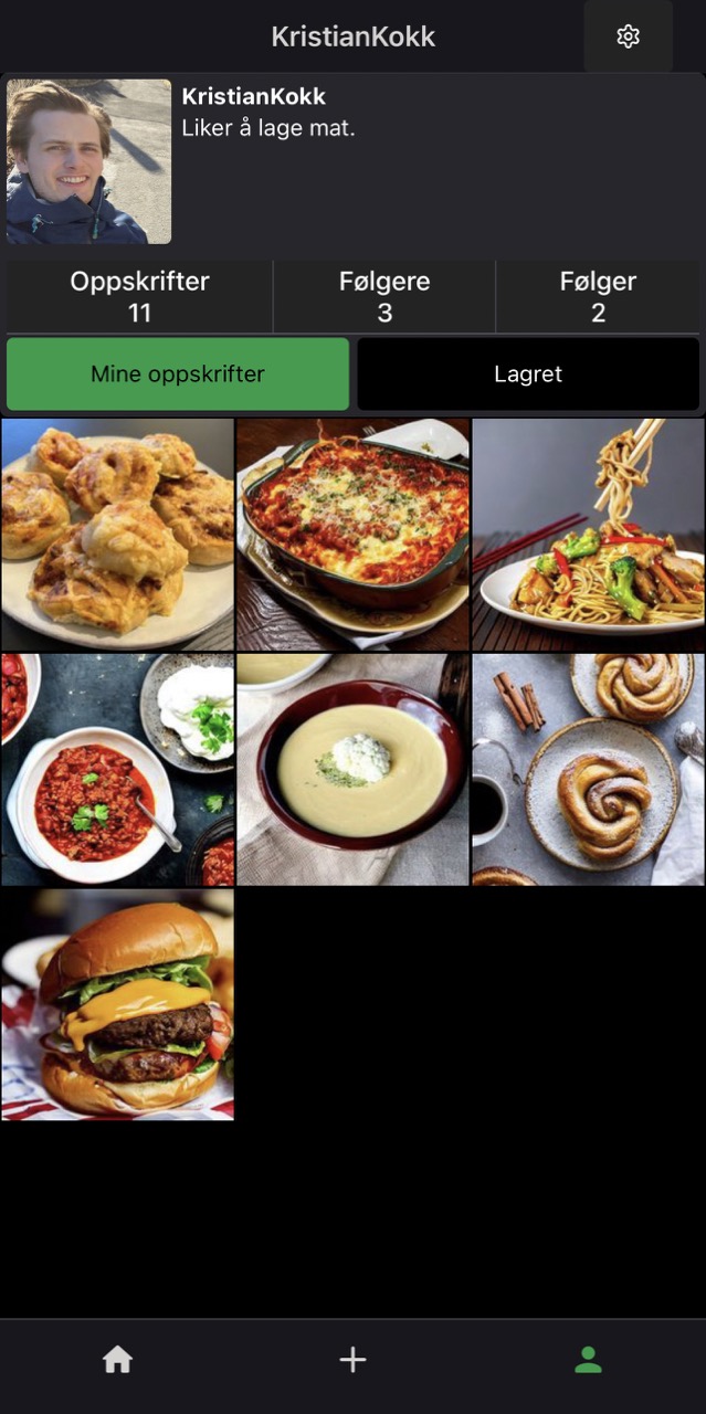 Recipescroll App Screenshot